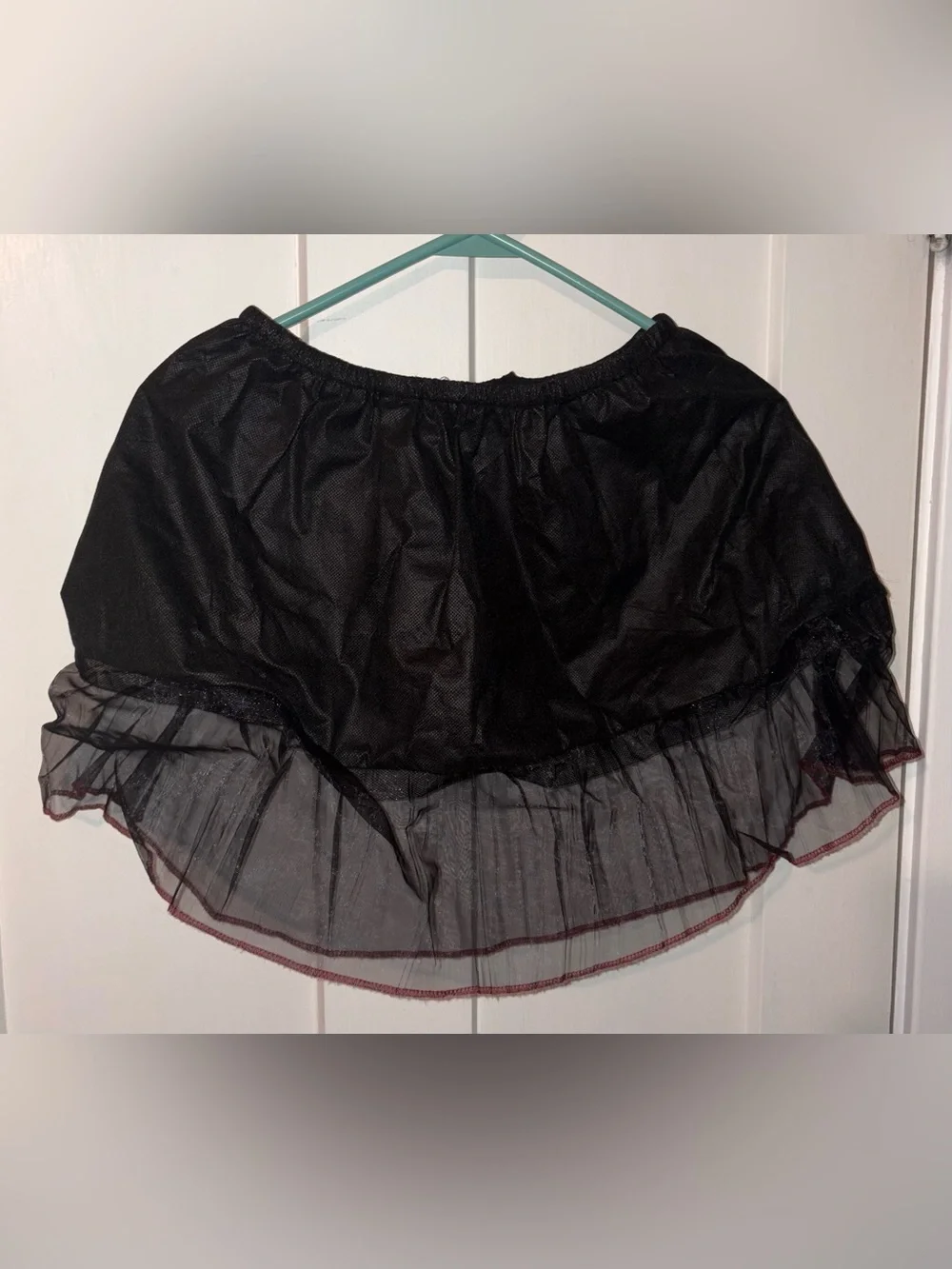 Kids Black & Red Evil Clown Costume and Mallet size M (10)